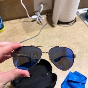 Costa Blue Aviator Sunglasses